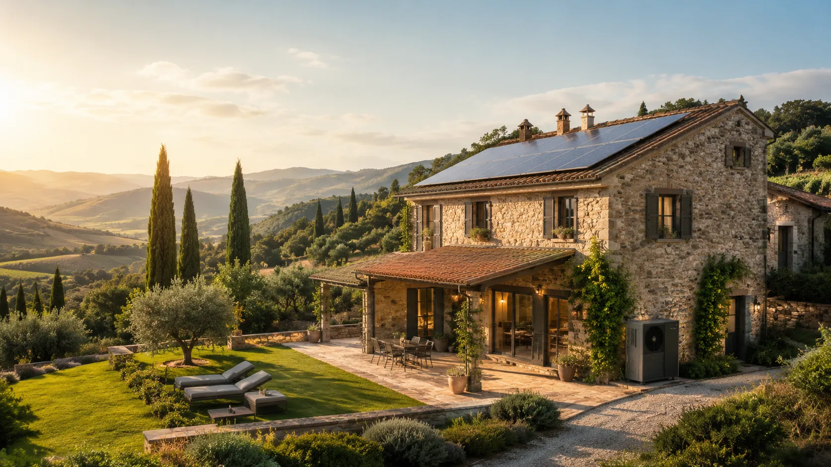 Tecnologia energetica rinnovabile per immobili in Toscana